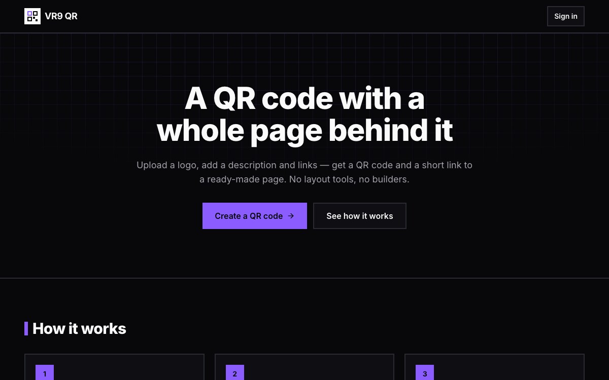 VR9 QR — qr.vr9.pro
