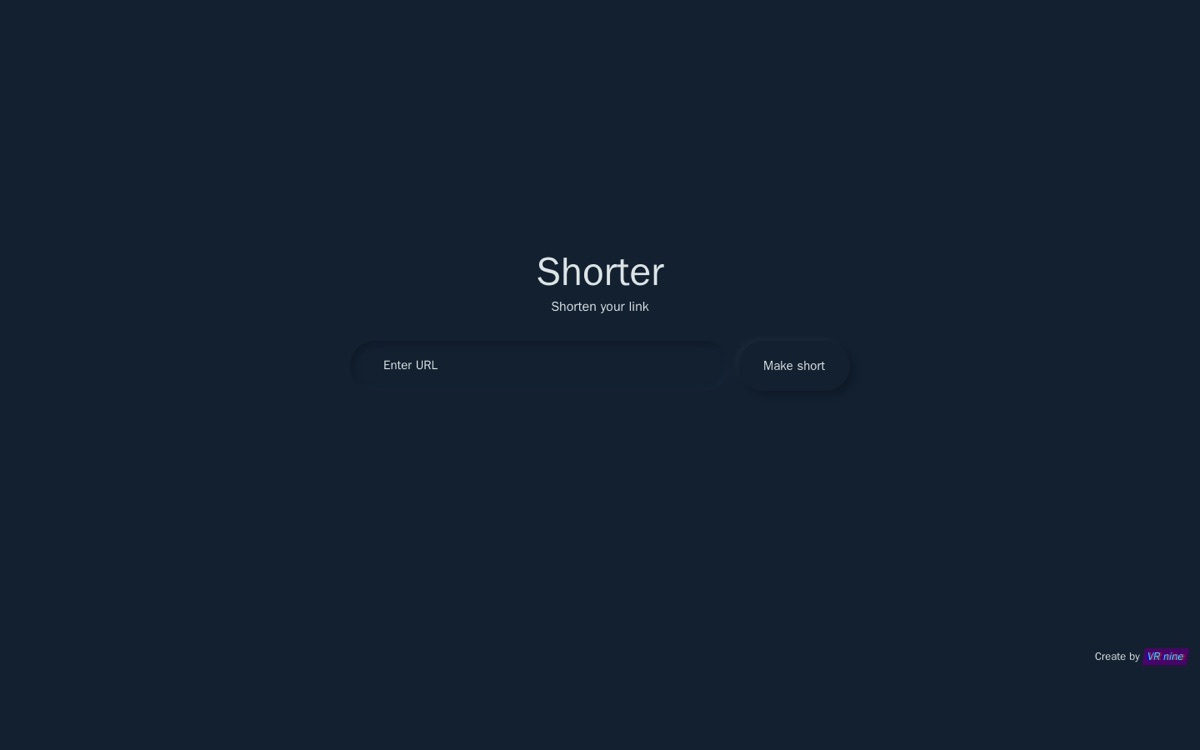 Shorter Link — s.vr9.pro