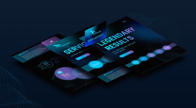 Мои работы по Хэштег#Webdesign за последние пол года.