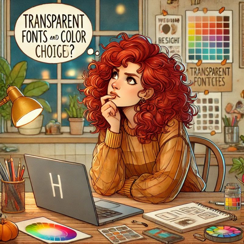 Шрифты с прозрачностью: удобный инструмент или лишняя сложность?