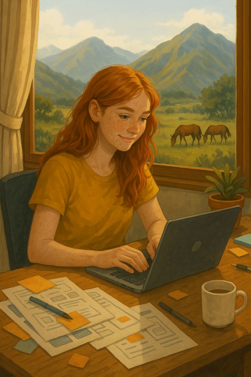 В 2021-2022 я работала в офисе.